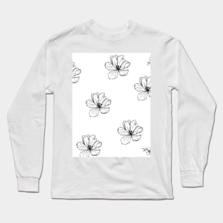 Black and white pattern Long Sleeve T-Shirt